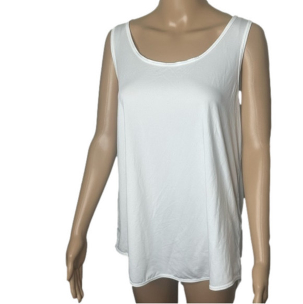 Cotton On racer back tank. Bright white. Size 12. BNWT.